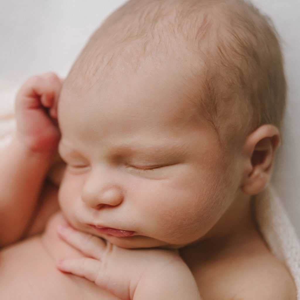 Newborn Baby close up macro