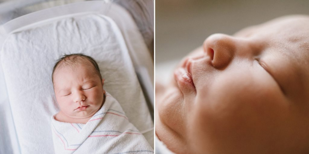 newborn photos at hospital