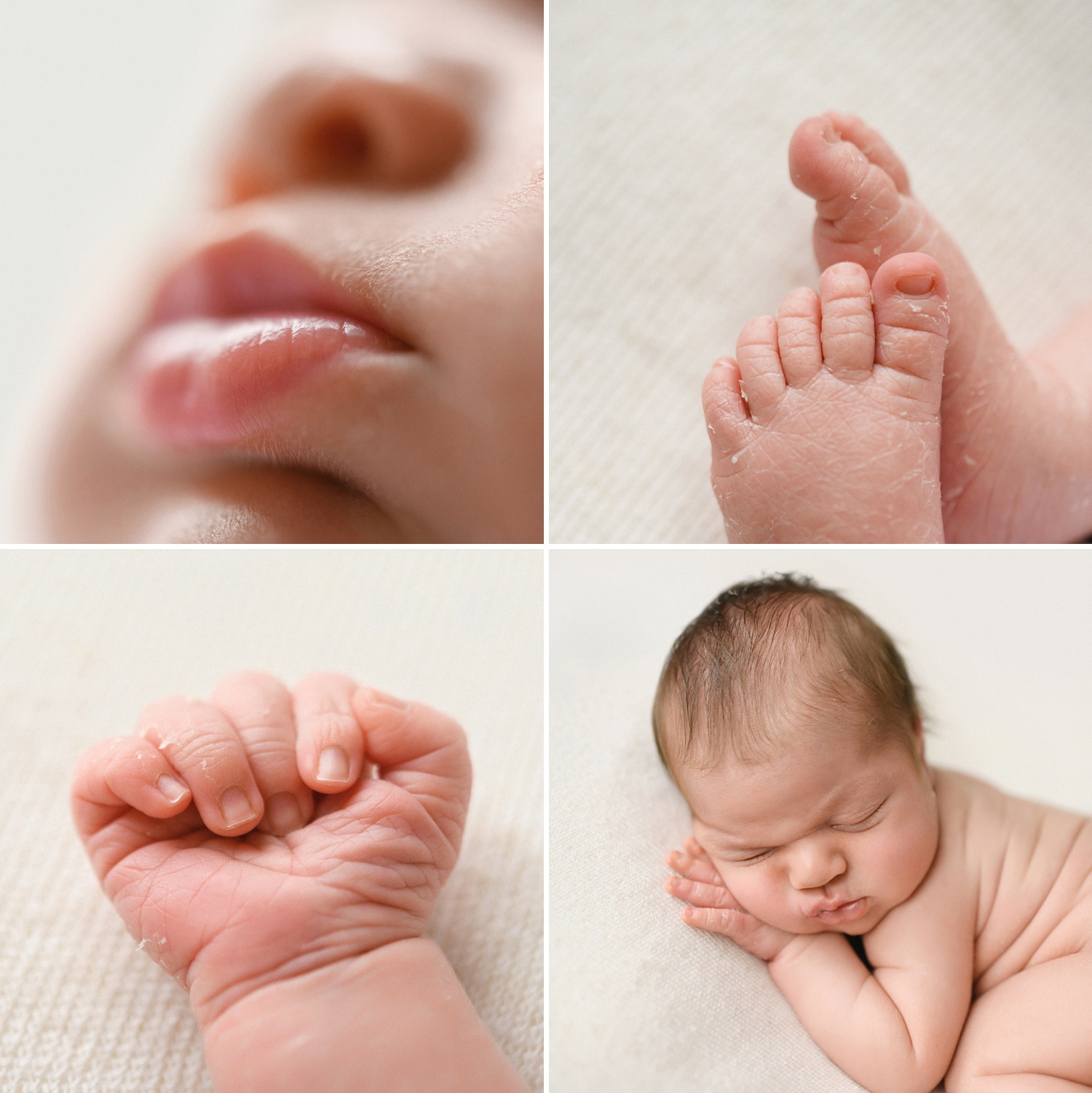 newborn photography tiny details lips toes, hands