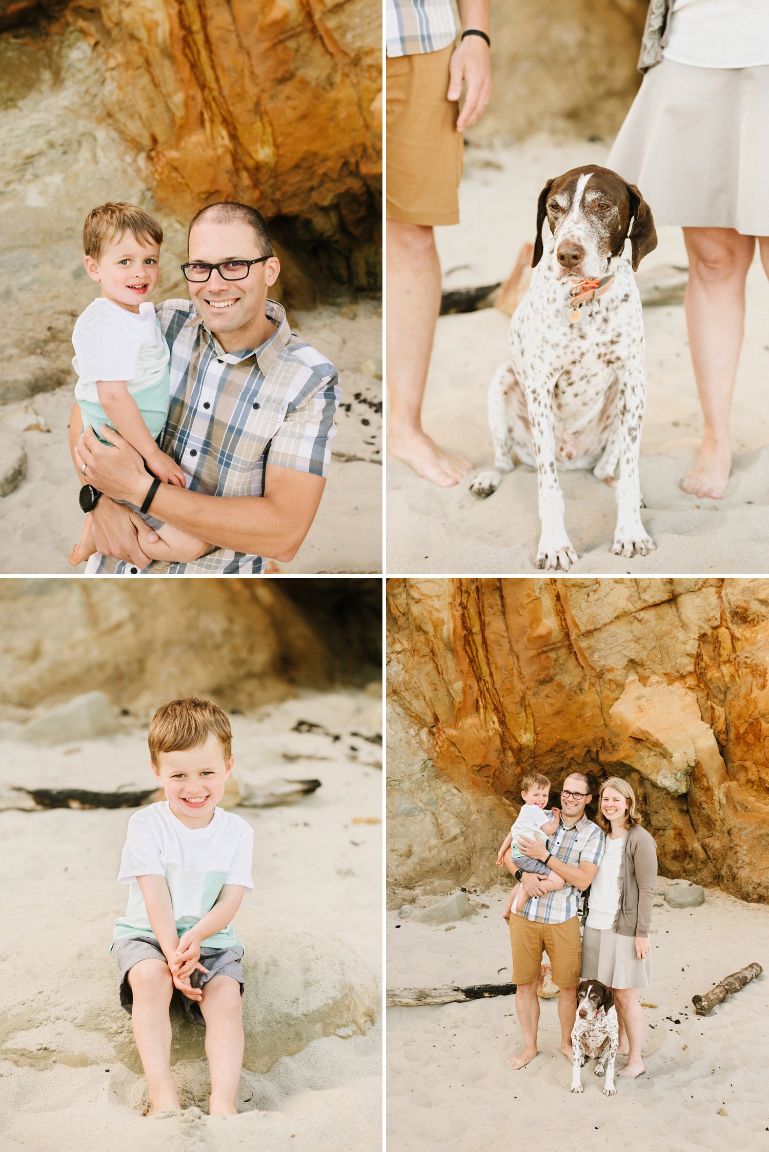 family photos at Cape Kiwanda on the Oregon Coast