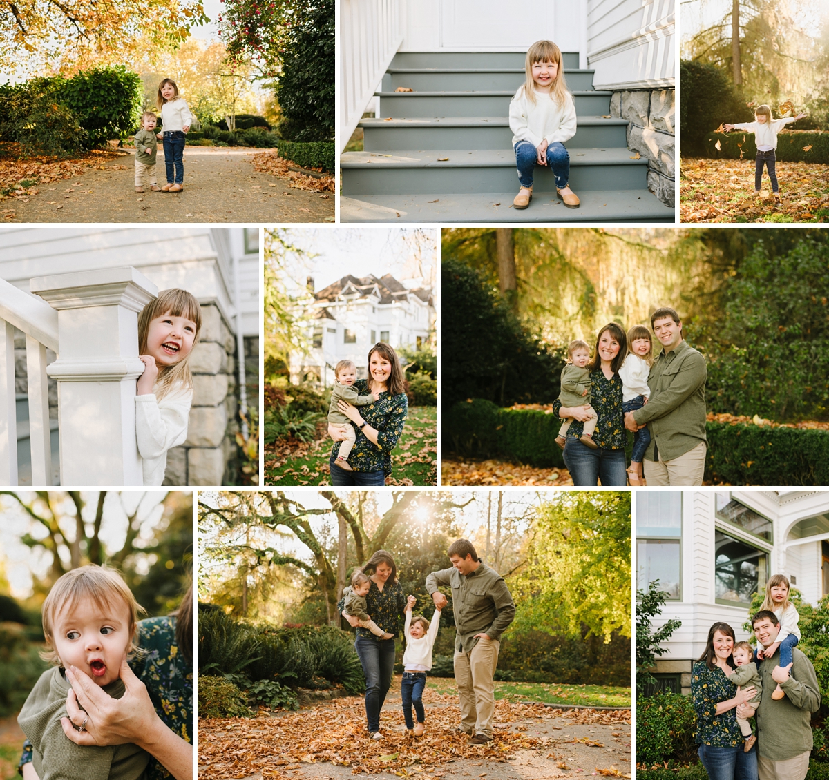 Fall Family Photos at Deepwood in Salem, Oregon