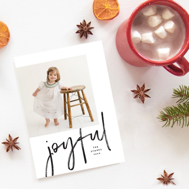Basic Invite Holiday Card / photo by Arcadian Photography