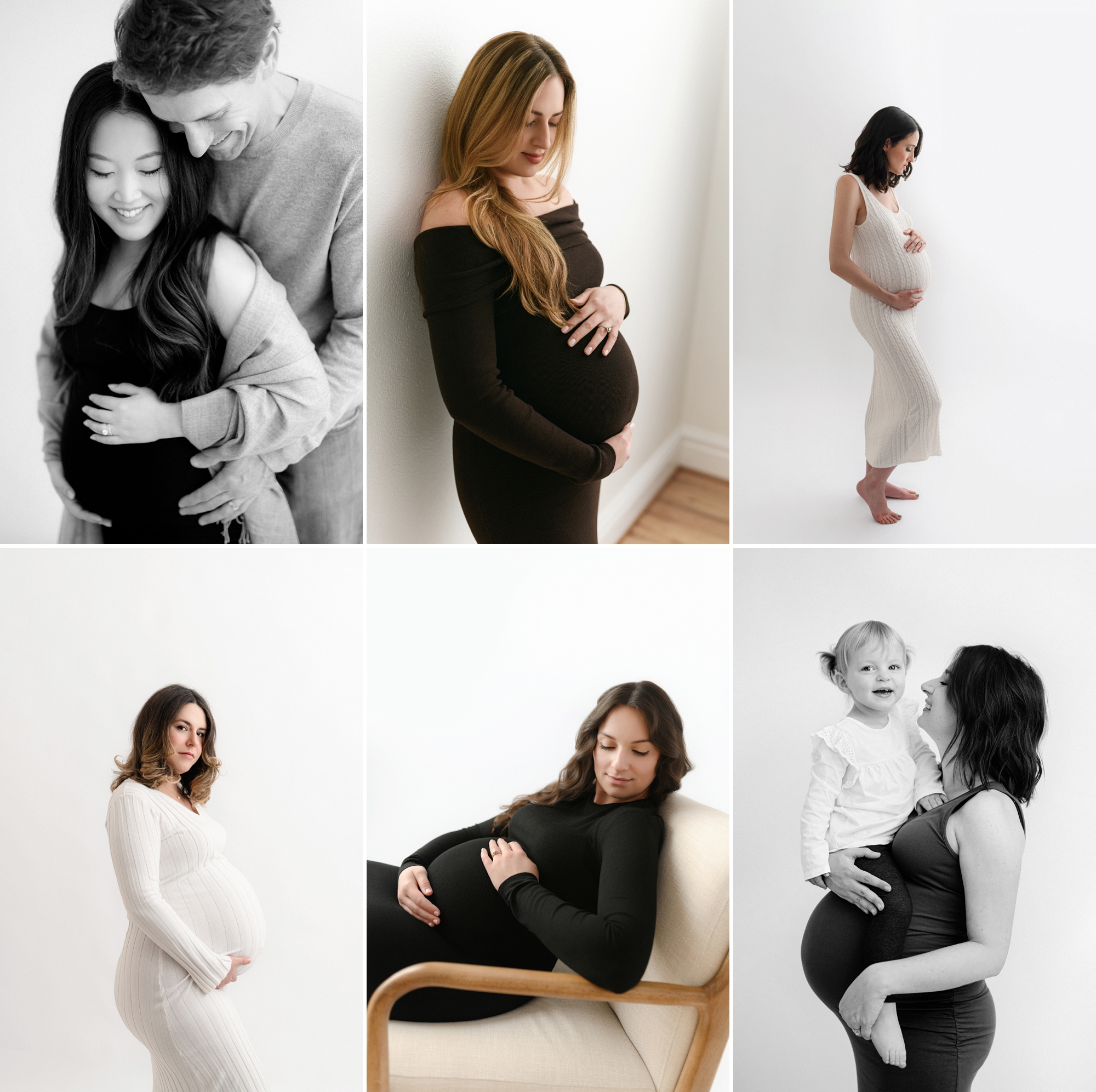 what to wear for maternity photos - fitted pieces