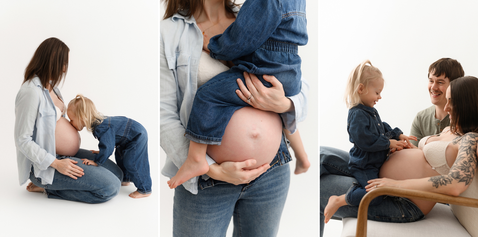 what to wear for maternity photos - fitted pieces