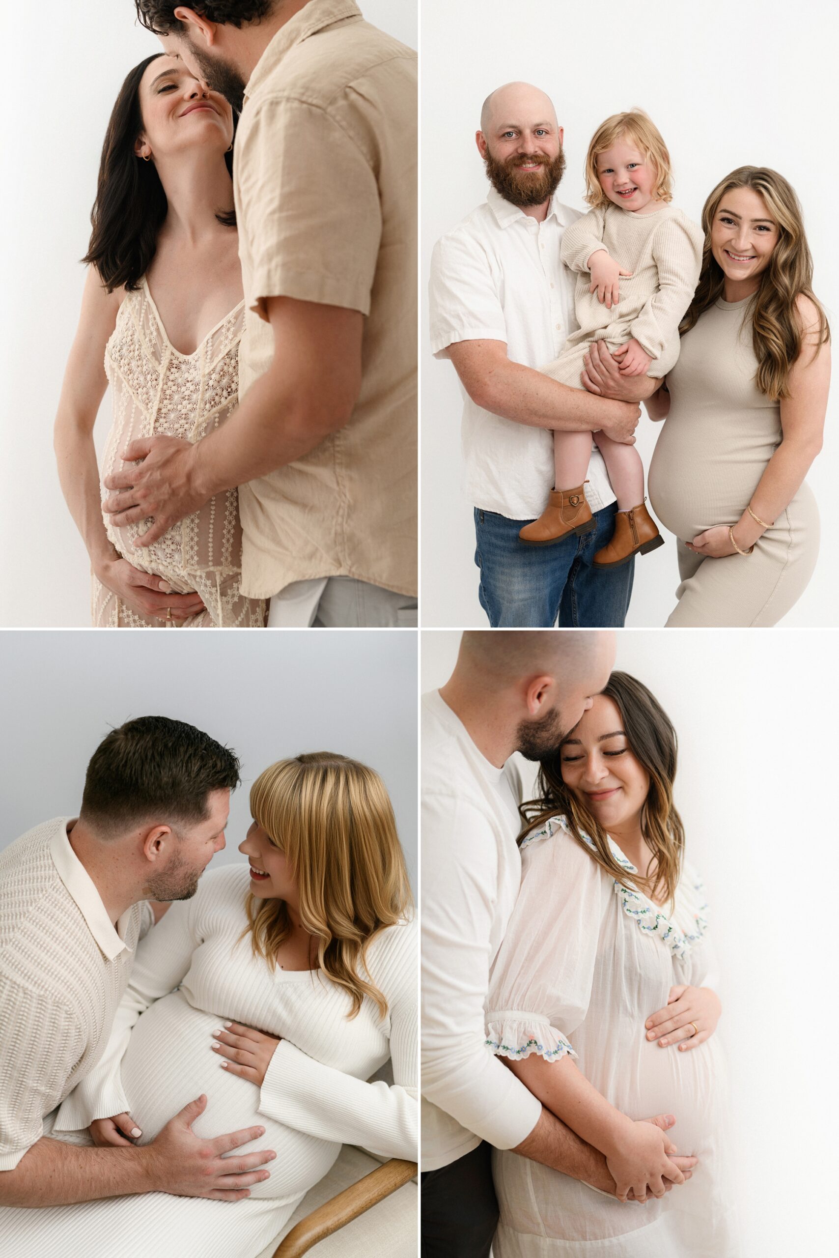 what to wear for maternity photos - partner