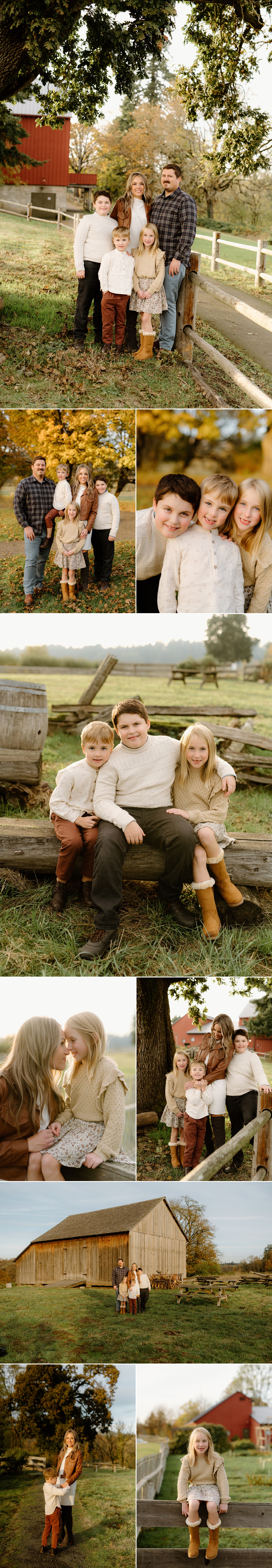 What to wear for fall family photos in Salem OR