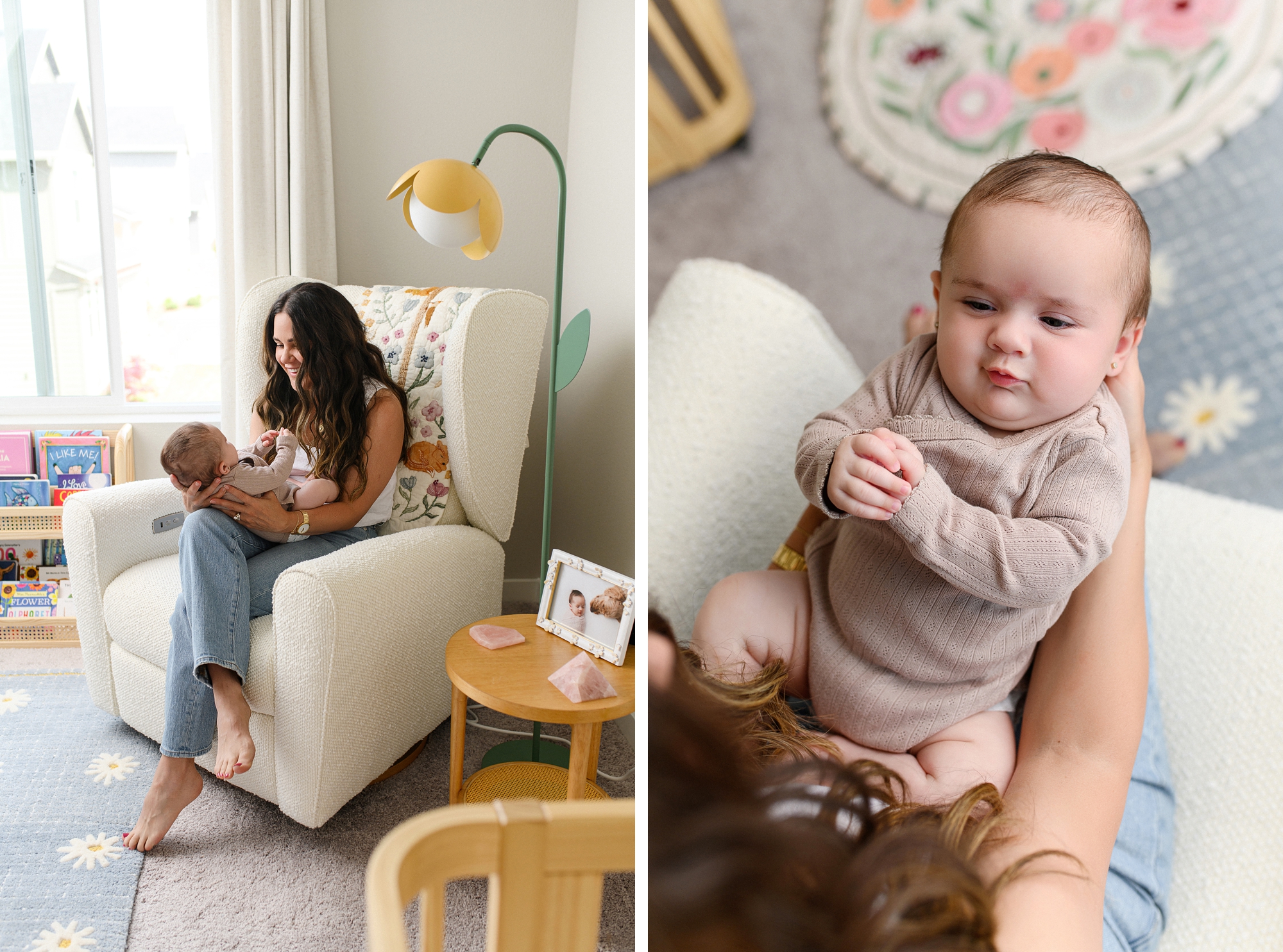 Portland, Oregon In-Home Baby Photoshoot