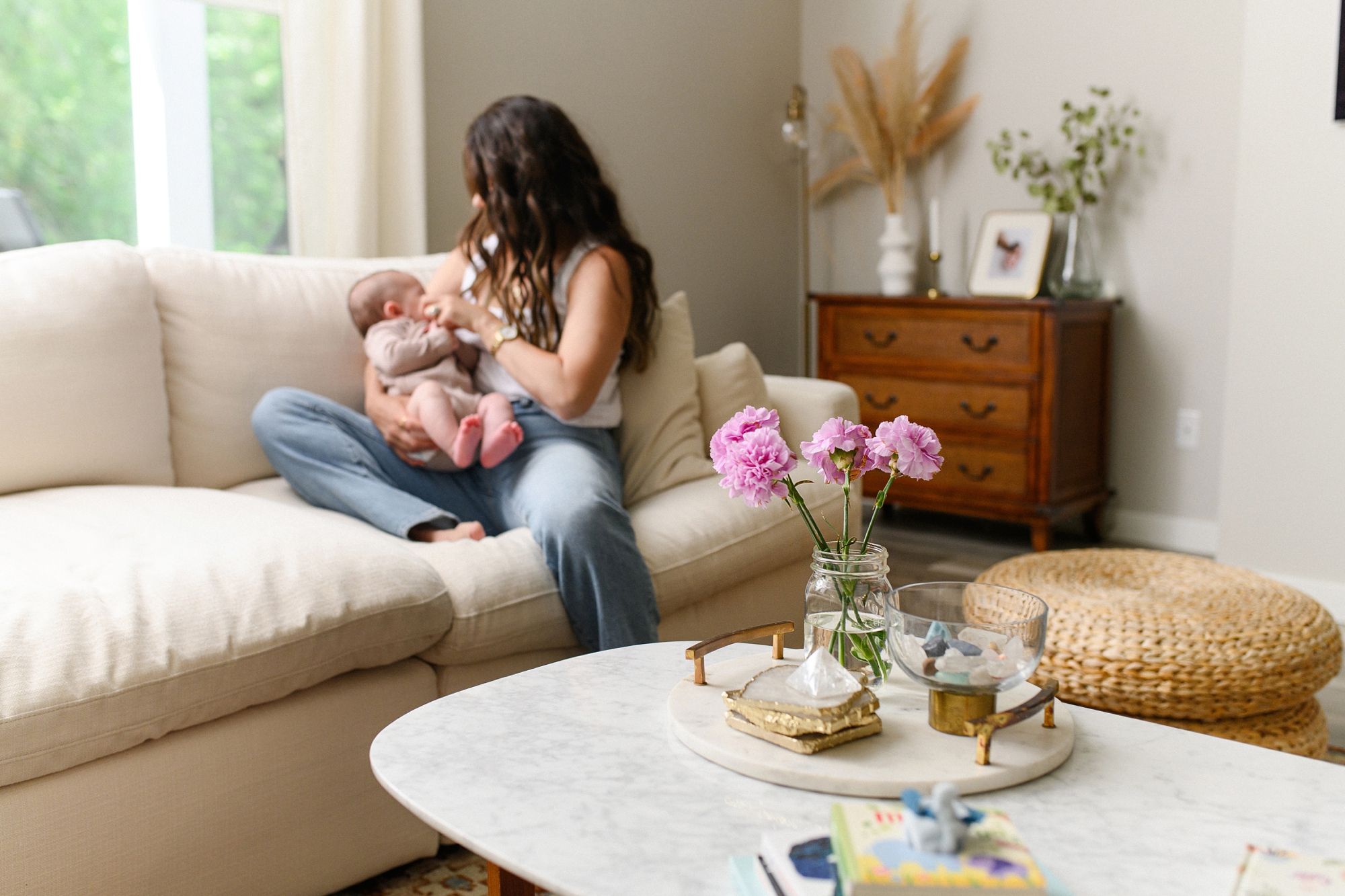 Salem, Oregon In-Home Baby Photoshoot