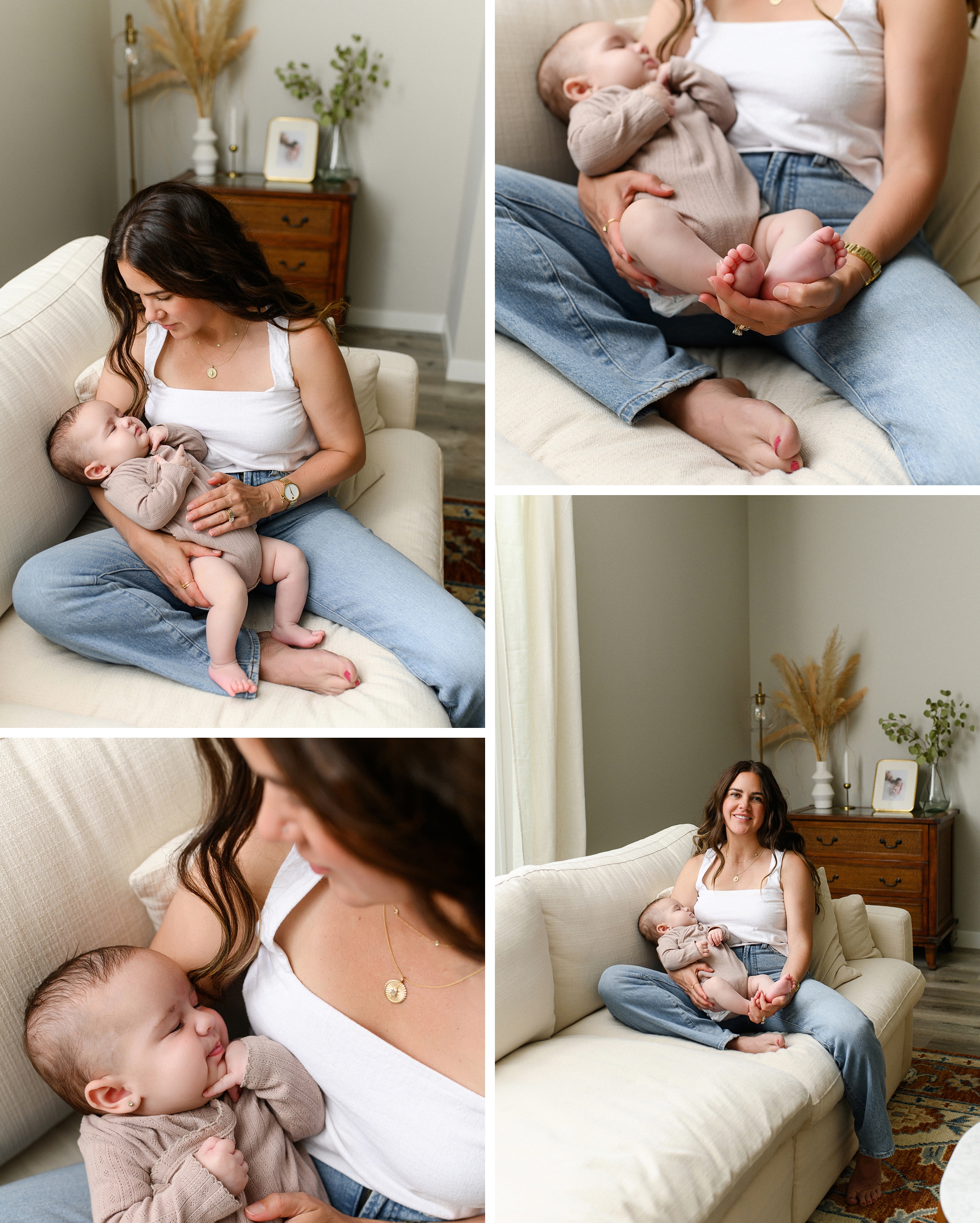 Salem, Oregon In-Home Baby Photoshoot