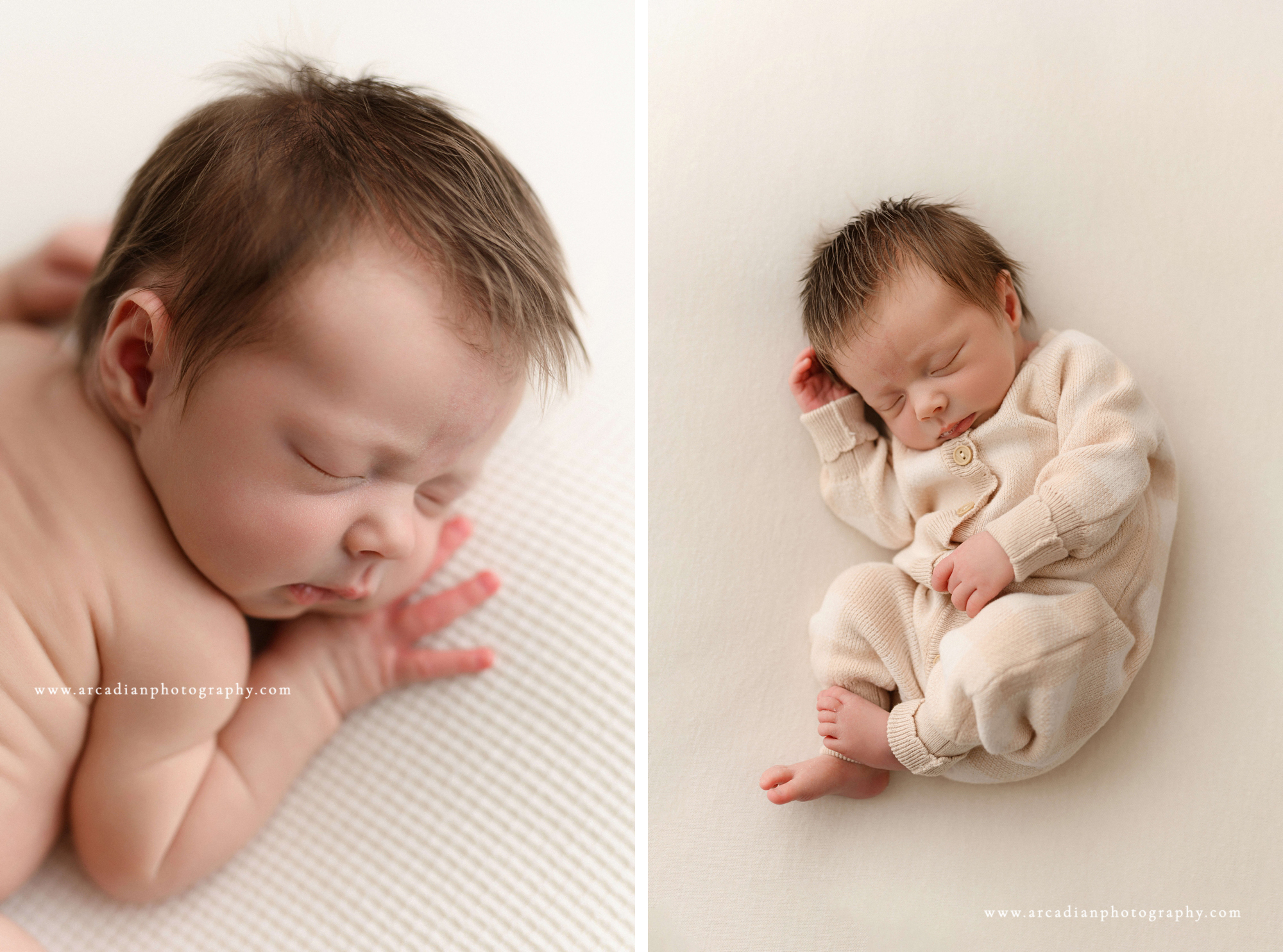 minimalist newborn photography in Salem Oregon