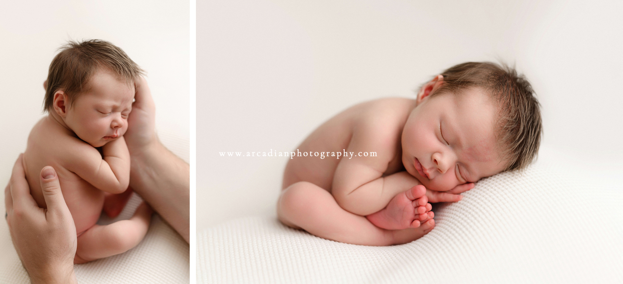 minimalist newborn photography in Salem Oregon